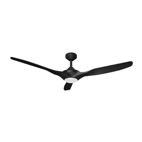 Delta Breez Benicia 52" Ceiling Fan with LED, Remote, Indoor/Outdoor, Ideal for Large Room, Bedroom, Living Room, Modern Farmhouse Decor, Black - image 1 of 4