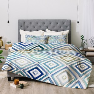 Blue Khristian A Howell Diamonds Comforter Set (Twin) - Deny Designs, Size: twin/twin extra long