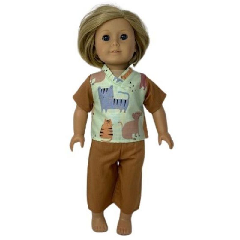 Doll Clothes Superstore Zoo Scrubs For Boy Or Girl 18 Inch Dolls Like Our Generation American Girl, 3 of 5
