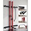 ODK Folding Wall Mounted Squat Rack, Power Rack for Home Gym, 1000 LBS Heavy-Duty with Pull-Up Bar, J-Hooks ¨C Space-Saving Strength Training Station - 3 of 4