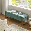Octavio Modern Upholstered Flip Top Storage Bench with Metal Legs|ART OF LIVING DESIGNS - 4 of 4