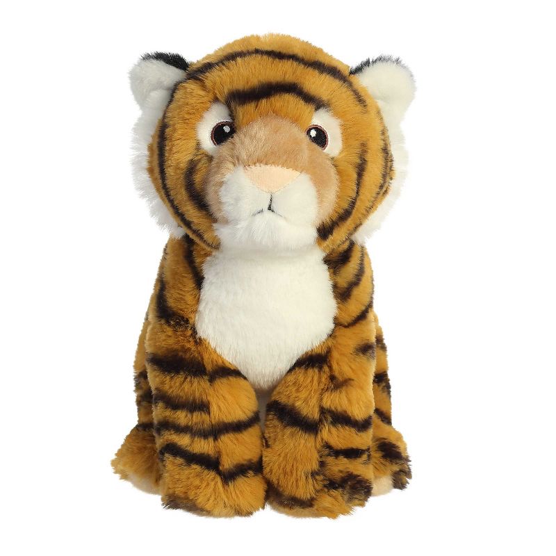 Aurora Small Bengal Tiger Eco Nation Eco-Friendly Stuffed Animal Orange 8", 4 of 7