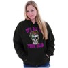 Its All In Your Head Shrooms Skull Hoodie Sweatshirt Women Men Brisco Brands - 3 of 4