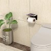 Vdomus Toilet Paper Holder with Phone Holder, Matte Black - image 2 of 4