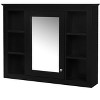 Chery Life 35'' x 27.5'' Wall Mounted Storage Cabinet, Modern Bathroom Wall Cabinet with Mirror - 3 of 4