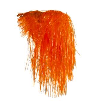 Northlight Orange Shiny Women Halloween Wig Costume Accessory - One Size