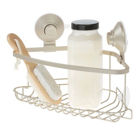 Kenney Suction Cup Corner Basket Shower Caddy - Clear