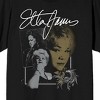 Etta James Signature and Collage Men's Black Short Sleeve Crew Neck Tee - 2 of 3