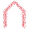 Aghana Digitals 10m Pink PVC Christmas Garland with 150 LED Lights, 900 Branches, USB Powered for - 3 of 4