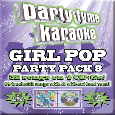 Party Tyme Karaoke Girl Pop Party Pack 8 (4 CD)