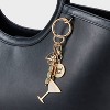 Martini Social Club Bag Charm - A New Day™ Gold/Black - 2 of 2