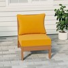 WestinTrends  Avalon Outdoor HDPE Deep Seating Modular Armless Patio Chair with Patio Cushions - 2 of 4