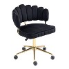 NicBex Adjustable Office Chair with Wheels,Modern Cute Computer Chair,Swivel Velvet Upholstered Desk Chair for Adult, Student - 4 of 4