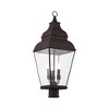 Livex Lighting Exeter 3 - Light Post Light in  Bronze - 2 of 4