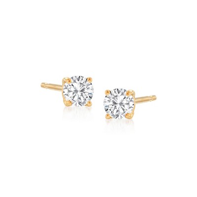 Ross-Simons 0.25 ct. t.w. Diamond Stud Earrings in 14kt Yellow Gold