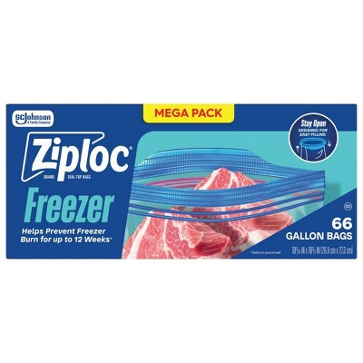 Ziploc Freezer Gallon Bags with Grip 'n Seal Technology
