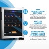 Newair Freestanding 23 Bottle Compressor Wine Fridge in Stainless Steel, Adjustable Racks and Exterior Digital Thermostat - 4 of 4