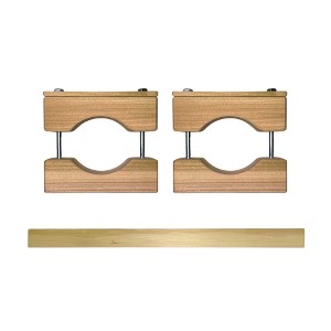 Cardinal Gates Round Gate Installation Kit - 32 Inch Stairway Bannister Clamp - 1 of 3