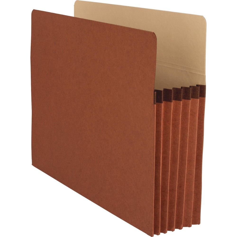 Business Source Straight Tab Cut Letter Yes File Brown