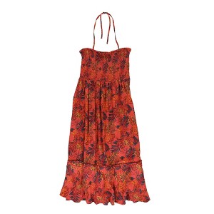 Hurley Womens Smocked Midi Dress - 1 of 2