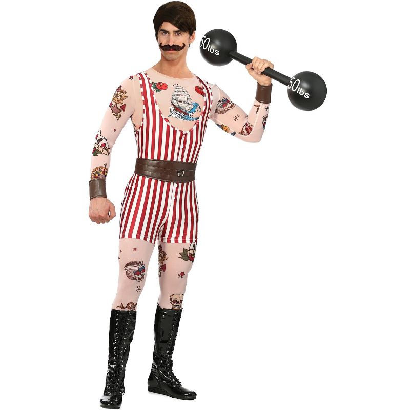 HalloweenCostumes.com Vintage Strongman Costume for Men, 3 of 4