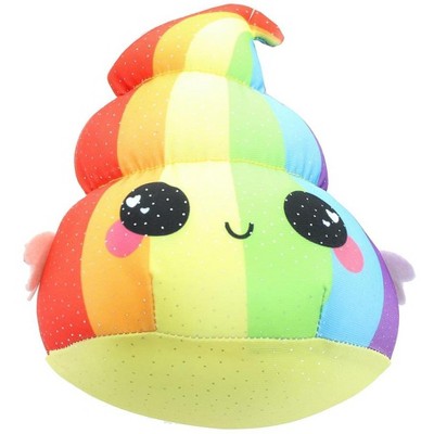 Se7en20 Glitter Galaxy 6-Inch Rainbow Poop Collectible Plush