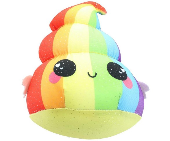 Glitter Galaxy 6-Inch Rainbow Poop Collectible Plush