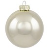 Northlight 4ct Champagne Gold 2-Finish Glass Christmas Ball Ornaments 4" (100mm) - 4 of 4