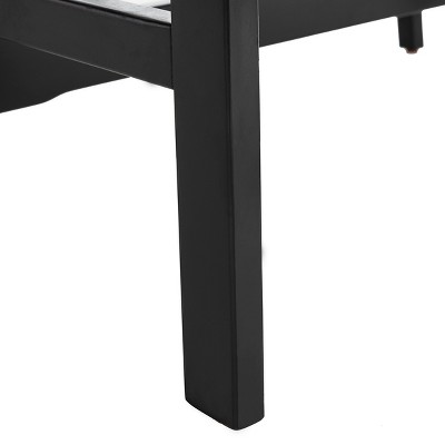 Colbie Black 3-Piece Pub Set with Wooden Legs