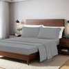 Shabby Chic Solid Color All-Season Microfiber Sheet Set – Lightweight Ultra-Soft Bedding for Hot Season - 2 of 4
