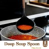 Attop Silicone Cooking Utensil Set 8-Piece Kitchen Utensils Set with Natural Acacia Wooden Handles,Food-Grade-Silicone Black - 4 of 4