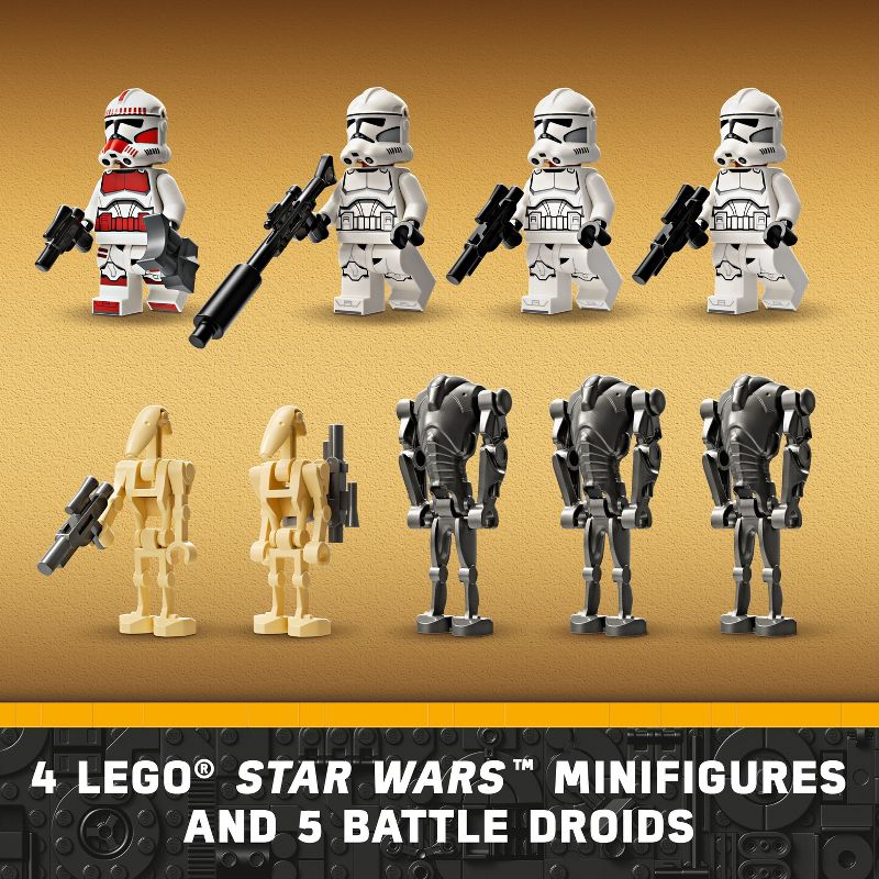 LEGO Star Wars Clone Trooper &#38; Battle Droid Battle Pack 75372, 4 of 11