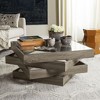 Anwen Coffee Table - Light Grey - Safavieh - 2 of 4