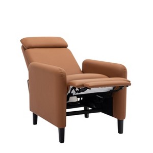 NicBex PU Leather Adjustable Accent Chair,Upholstered Living Room Chairs with High Backrest,Modern Armchair,Accent Chairs for Living Room - 1 of 4