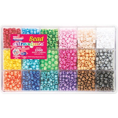 The Beadery Large Hair Bead Box Kit-bright Pearl : Target