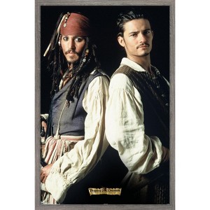 Trends International Disney Pirates of the Caribbean: The Curse of the Black Pearl Framed Wall Poster Prints - 1 of 4