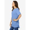 Woman Within Plus Size Perfect Short-Sleeve Boatneck Tunic - 4 of 4