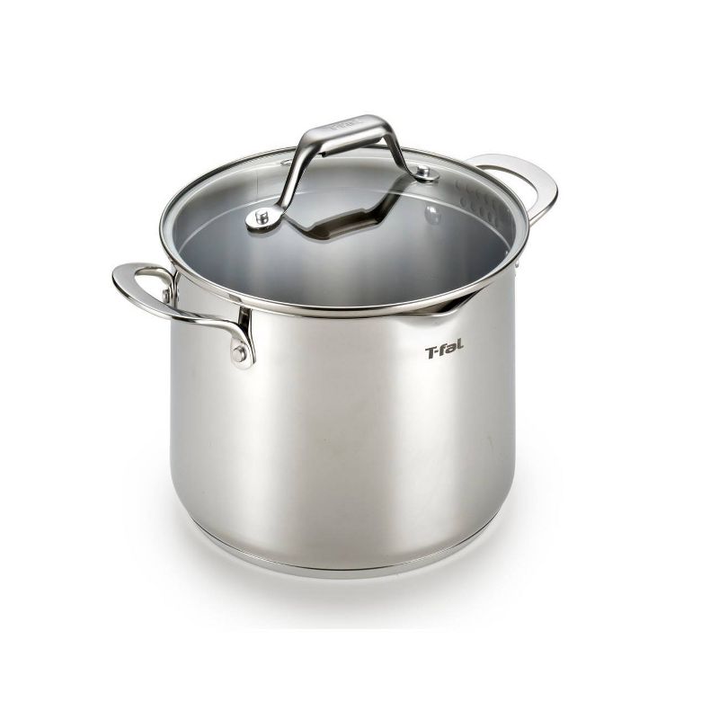 T-fal 6qt Stock Pot with Lid, Simply Cook Stainless Steel Cookware, 5 of 6