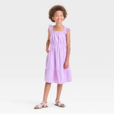 Girls' Woven Midi Dress - Cat & Jack™
