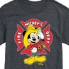Men's - Disney - Mickey Mouse Fire Department Short Sleeve Graphic T-Shirt - 2 of 4