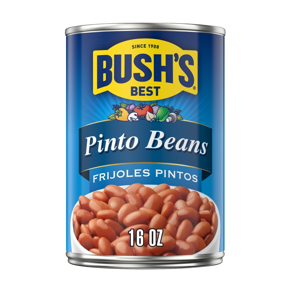 UPC 039400018100 product image for Bush's Pinto Beans - 16oz | upcitemdb.com