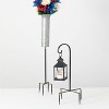 Sullivans Vase On Stake 35.25"H Silver - 3 of 4