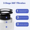 Nispira TZ-K1 Plus Replacement Filter Compatible with ToLife TZ-K1 Plus Air Purifiers Large Room 1291 Sq ft Size 7"L x 8"W x 8"Th, 2 Pack - 4 of 4