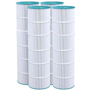 Hurricane 4 Pack HF7488-04 Advanced Pool and Spa Filter Cartridge Replacement for PA106, Unicel C-7488, Filbur FC-1226, White - 1 of 4