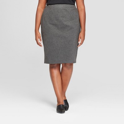 ponte midi pencil skirt