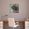 Bicycle Basket with Flowers by Katharina Valeeva Unframed Wall Canvas - iCanvas - 3 of 3