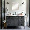 Amanti Art Bethany Beveled Wood Framed Bathroom Vanity Wall Mirror - 4 of 4