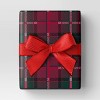 30” 90 sq ft Christmas Roll Wrap Tartan Plaid - Wondershop™ - 2 of 3