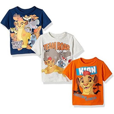 Disney Boy's 3-pack Lion Guard Kion Short Sleeve Graphic Tee Set ...