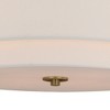 Vaxcel Burnaby 4 - Light Flush Mount in  Matte Brass - 3 of 4